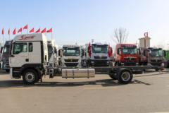 中国重汽 HOWO TX 旗舰版 250马力 4X2 6.75米AMT自动挡仓栅式货车(国六)(ZZ5187CCYK501GF1)