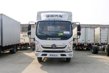 福田 奥铃新捷运 青春版 150马力 3.83米排半仓栅式轻卡(国六)(BJ5048CCY9JDA-AB4)