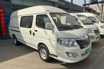 厦门金龙 金威 捷运 95马力 CNG 5座高顶封闭货车