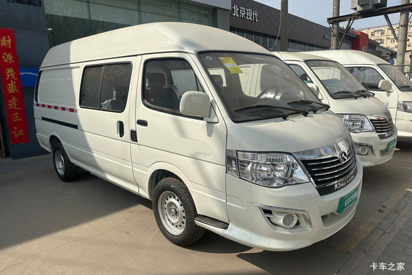 厦门金龙 金威 捷运 95马力 CNG 5座高顶封闭货车