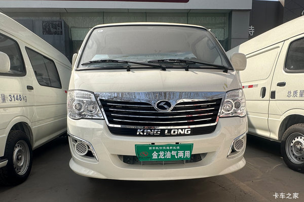 厦门金龙 金威 捷运 95马力 CNG 5座中顶封闭货车