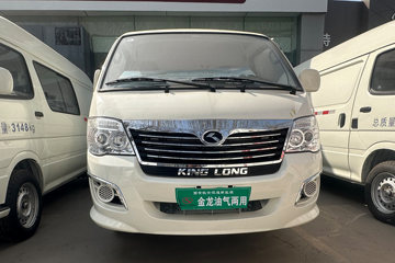 厦门金龙 金威 捷运 95马力 CNG 5座中顶封闭货车