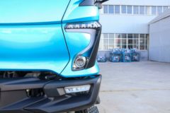 飞碟 W7 190马力 4X2 5.2米排半仓栅式载货车(法士特8档)