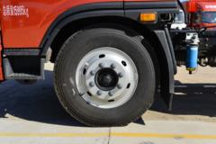 福田 奥铃新捷运 184马力 5.8米排半栏板载货车(国六)(BJ1168VKPFG-AD1)