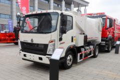 中国重汽HOWO 悍将 160马力 4X2 餐厨垃圾车(青专牌)(QDZ5080TCAZHG3WF)