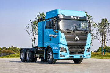 三一重卡 江山高顶 超强版 6X4 充换电纯电动牵引车282kWh