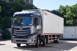 重汽豪沃底盘&nbsp;冷藏车外观图片