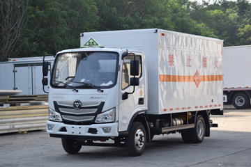 福田 欧马可S1 127马力 4X2 4.1米杂项危险物品厢式运输车(国六)(红叶牌)(MHY5040XZWBJK)