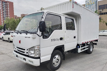 庆铃 铃咖 2023款 122马力 3.245米双排厢式轻卡(国六)(QL5040XXYMFHW)