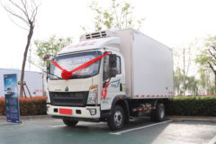 中国重汽HOWO 悍将 170马力 4X2 4米冷藏车(国六)
