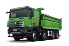 福田欧曼 昆仑 580马力 8X4 7.6米自卸车(国六)(BJ3319Y6GRL-69)