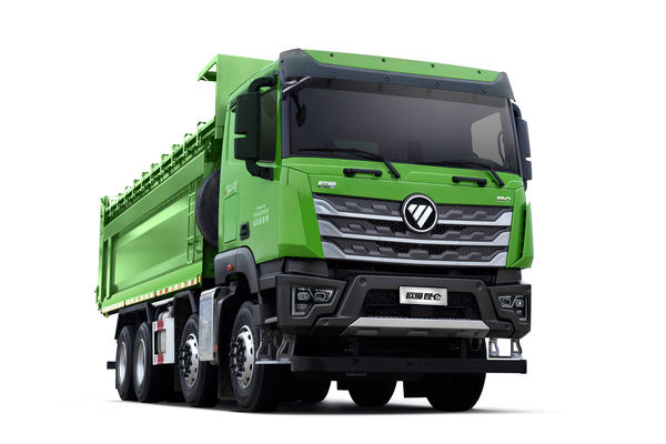 福田欧曼 昆仑 580马力 8X4 7.6米自卸车(国六)(BJ3319Y6GRL-69)