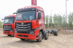 中国重汽 HOWO MAX 350马力 6X2 9.6米AMT自动档栏板载货车(ZZ1257N54CKF1)