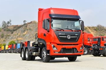 东风商用车 天龙KL重卡 500马力 6X4 LNG自动挡牵引车(国六)(液缓)(DFH4250D13)