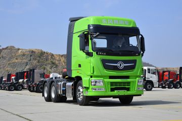 东风商用车 天龙旗舰KX 经典版 560马力 6X4 AMT自动档牵引车(浅绿)(带液缓)(伊顿12挡)(DFH4250CX7)