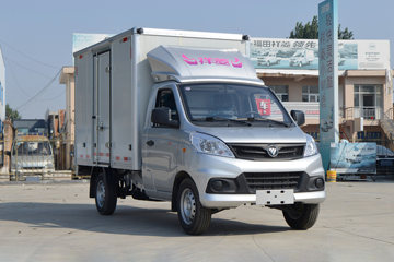 福田 祥菱V1 1.6L 122马力 汽油 2.3米双排厢式微卡(后单轮)(BJ5030XXY4AV6-11)