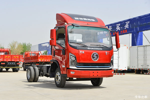 陕汽商用车 轩德翼9 速运版 150马力 4X2 4.15米单排厢式轻卡(国六)