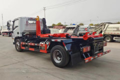 上汽跃进 麒麟X3 130马力 4X2 车厢可卸式垃圾车(国六)(帝王环卫牌)(HDW5123ZXXS6)