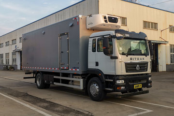 中国重汽 汕德卡SITRAK G5 350马力 4X2 7.6米AMT自动档冷藏车(康飞牌)(KFT5189XLC60)