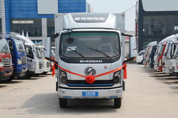 陕汽商用车 轩德翼9 复合版 160马力 3.82米排半厢式轻卡(SX5041XXYNP63311)