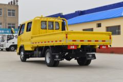 福田 奥铃M卡 2.0L 144马力 汽油 3.19米双排栏板小卡(液刹)(黄色)(BJ1031V4AV6-AB1)