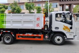 重汽豪曼底盘 垃圾运输车外观图片