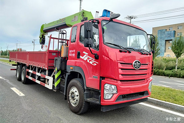青岛解放 JK6 290马力 6X4 8.5米随车吊(CA5250JSQP28K2L5T1E6A81)