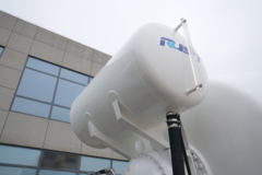 青岛解放 JK6 320马力 8X4 8方混凝土搅拌运输车(WL5319GJBCAG6AE)(瑞江牌)