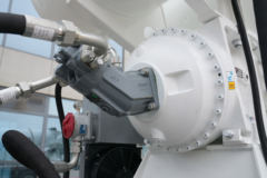 青岛解放 JK6 320马力 8X4 8方混凝土搅拌运输车(WL5319GJBCAG6AE)(瑞江牌)