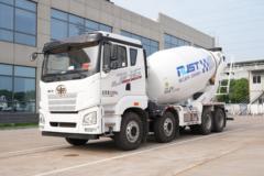 青岛解放 JH6 350马力 8X4 7.74方混凝土搅拌运输车(瑞江牌)(WL5316GJBCAG6BF)