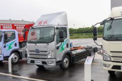 解放 领途 4.5T 4.05米单排燃料电池冷藏车(CA5046XLCP40L2FCEVA84)30.1kWh