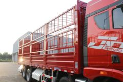 青岛解放 JH6重卡 领航版 460马力 8X4 9.4米CNG仓栅式载货车(CA5310CCYP25K15L7T4NE6A80)