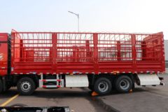 青岛解放 JH6重卡 领航版 460马力 8X4 9.4米CNG仓栅式载货车(CA5310CCYP25K15L7T4NE6A80)