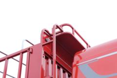 青岛解放 JK6中卡 260马力 CNG 4X2 6.7米栏板载货车