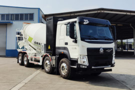 豪沃V7-X&nbsp;混凝土搅拌车外观                                                图片