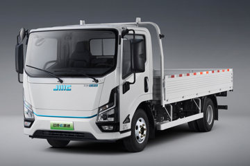 江铃 乐行E路达 建材家具版 4.5T 4.2米单排纯电动栏板轻卡77.28kWh