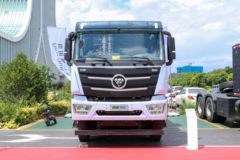 福田欧曼 智蓝 8X4 5.6米纯电动自卸车423kWh