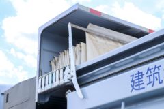 福田欧曼 智蓝 8X4 5.6米纯电动自卸车423kWh