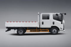 江铃 乐行E路达 市政工程版 4.5T 3.2米双排纯电动栏板轻卡77.28kWh