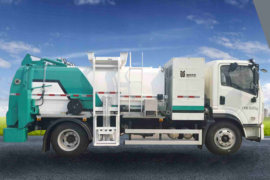 充电&nbsp;电动垃圾车外观图片