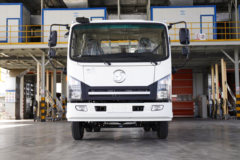 陕汽商用车 德龙G1 复合版 170马力 3.82米排半仓栅式轻卡(SX5041CCYNP6331)