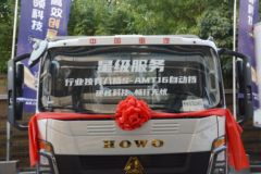 中国重汽HOWO 悍将 160马力 4.15米AMT自动档单排栏板轻卡(ZZ1087G3815F180)