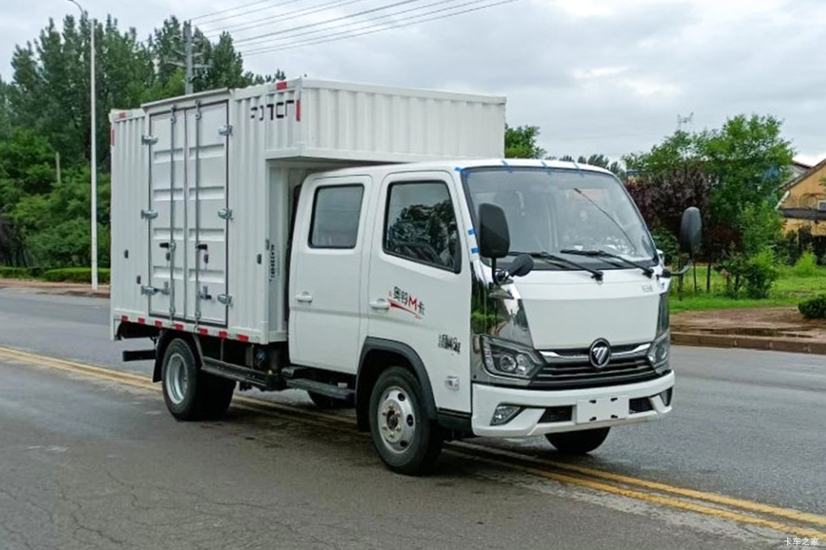 福田 奥铃M卡 125马力 3.15米双排厢式小卡