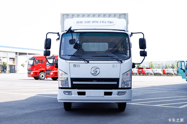 陕汽商用车 智云E1 4.2米单排纯电动仓栅式轻卡 宁德时代100.46kWh