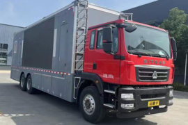 重汽汕德卡底盘&nbsp;宣传车外观图片