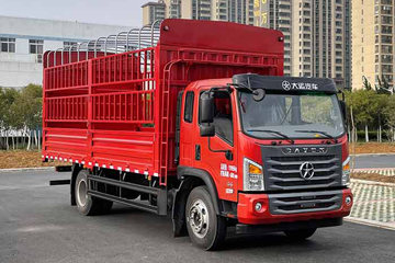 湖北大运 G6 184马力 4X2 5.4米排半仓栅式载货车(DYQ5121CCYD6AB)