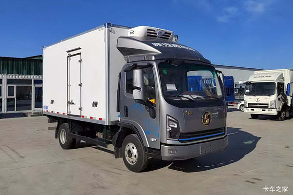 陕汽商用车 德龙G2 160马力 4X2 4.06米AMT自动档冷藏车(SX5040XLCNP6331)