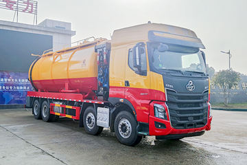 东风柳汽 乘龙H7 500马力 8X4 清洗吸污车(国六)(专力牌)(ZLC5316GQWL6)