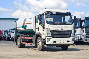 中国重汽HOWO 悍将 160马力 4X2 绿化喷洒车(绿叶牌)(JYJ5167GPSF1)