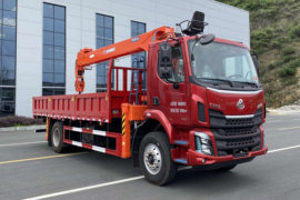 新乘龙M3&nbsp;随车吊外观图片